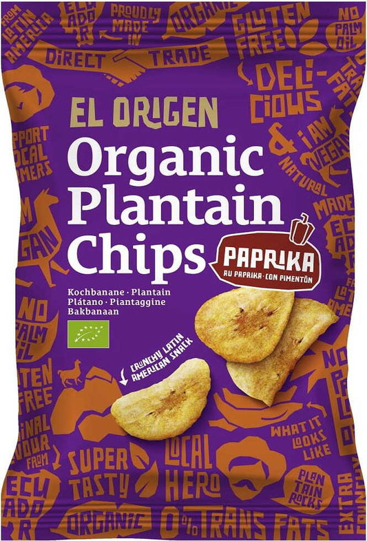 Glutenfreie Kochbananenchips BIO 80 g - EL ORIGEN