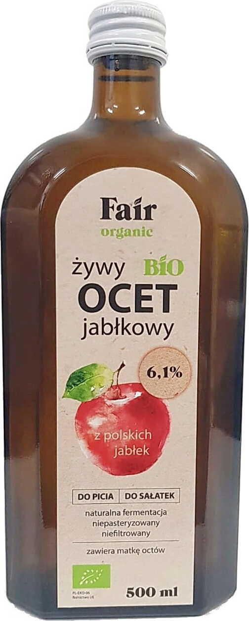 Naturtrüber Apfelessig 61% BIO 500 ml - FAIR BIO