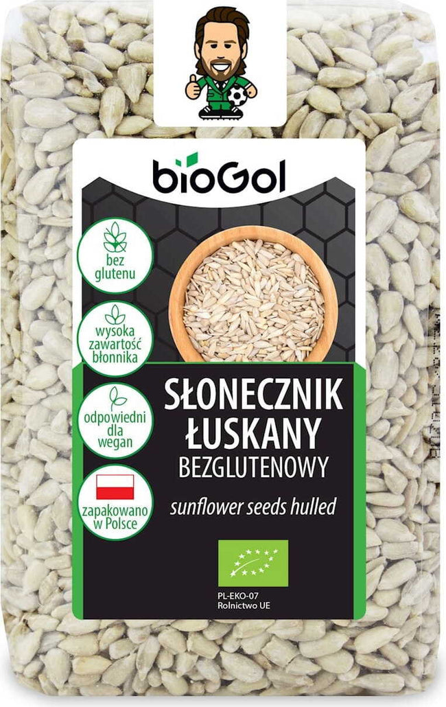 Geschälte Sonnenblumenkerne glutenfrei BIO 350 g - BIOGOL Hover Image