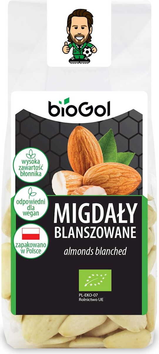 Blanchierte Mandeln BIO 100 g - BIOGOL Hover Image