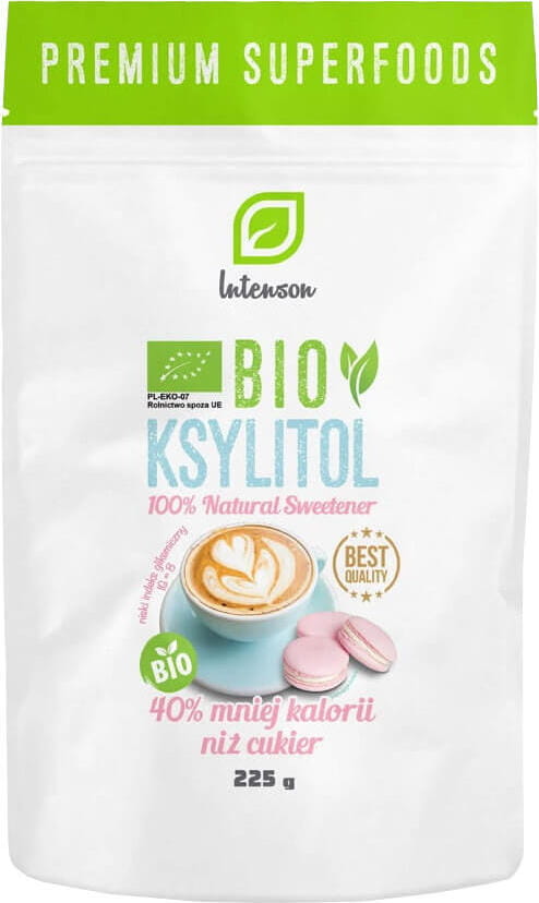 BIO Xylit Süßstoff 225g INTENSON Tabelle