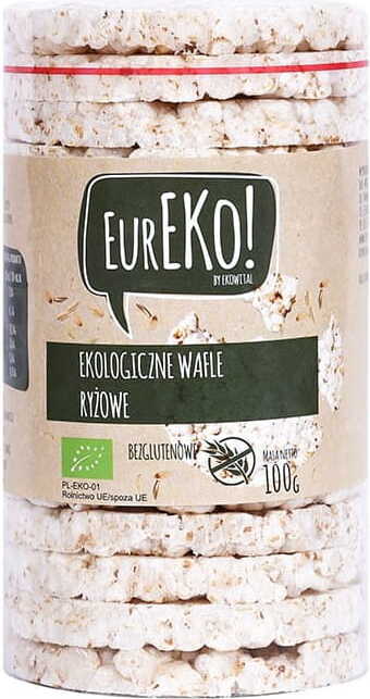 Reiswaffeln ohne Salz, glutenfrei BIO 100 g EUREKO