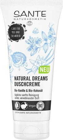 Natural Dreams Vanille und Kokosöl Öko-Duschcreme 200 ml - SANTE