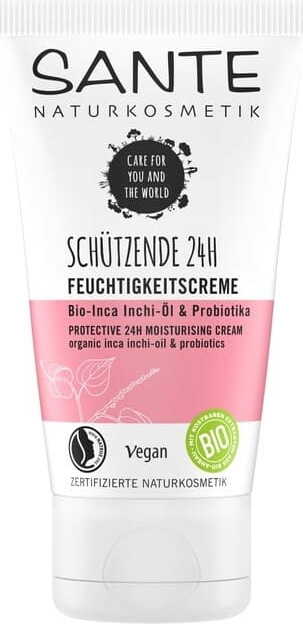 Gesichtscreme feuchtigkeitsspendend und schützend Inka-Inchi-Öl und Öko-Probiotika 50 ml - SANTE