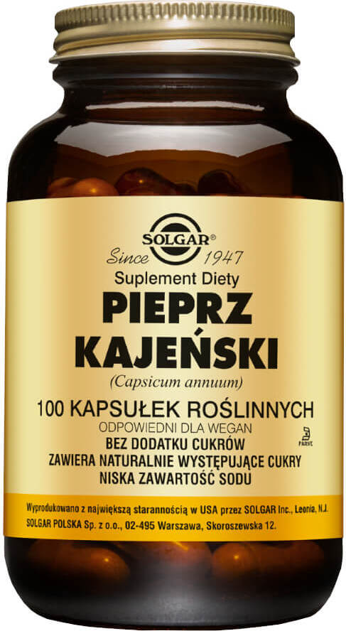 Cayennepfeffer 100 Kapseln SOLGAR Hover Image