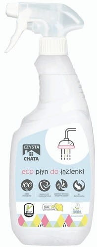 Bio Badflüssigkeit von CZYSTA CHATA, 750 ml, umweltfreundliche Badreinigerflüssigkeit, natürliche Reinigung für Badewannen und Fliesen