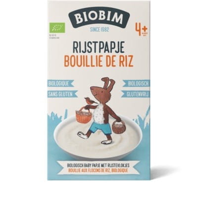4 Monate Reisbrei mit Vitamin B1 glutenfrei BIO 200 g - BIOBIM Hover Image