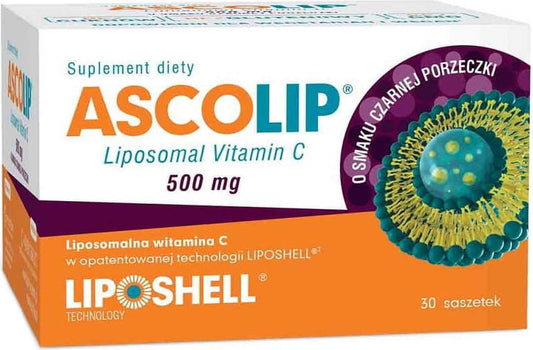 Liposomales Vitamin C 500mg von LIPID SYSTEMS in schwarzen Johannisbeeren-Geschmack, 30 Beutel à 5 g, für das Immunsystem