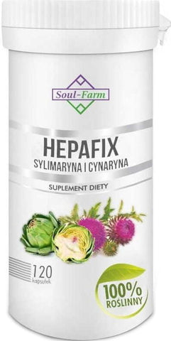 HEPAfix Silymarin und Cynarin 560 MG 120 Kapseln - SOUL FARM