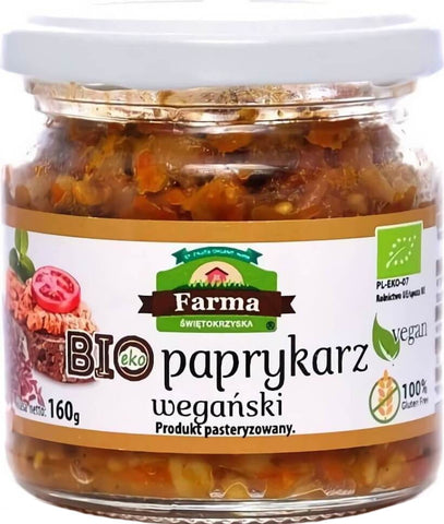 Veganer Paprykarz BIO 160 g - FARMA ŚWIĘTOKRZYSKA