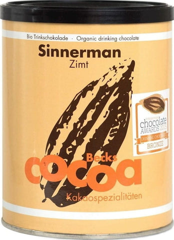 Fairtrade Zimt Trinkschokolade glutenfrei BIO 250g - BECKS COCOA