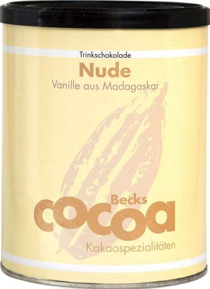 Vanille Trinkschokolade fair gehandelt glutenfrei BIO 250g - BECKS COCOA