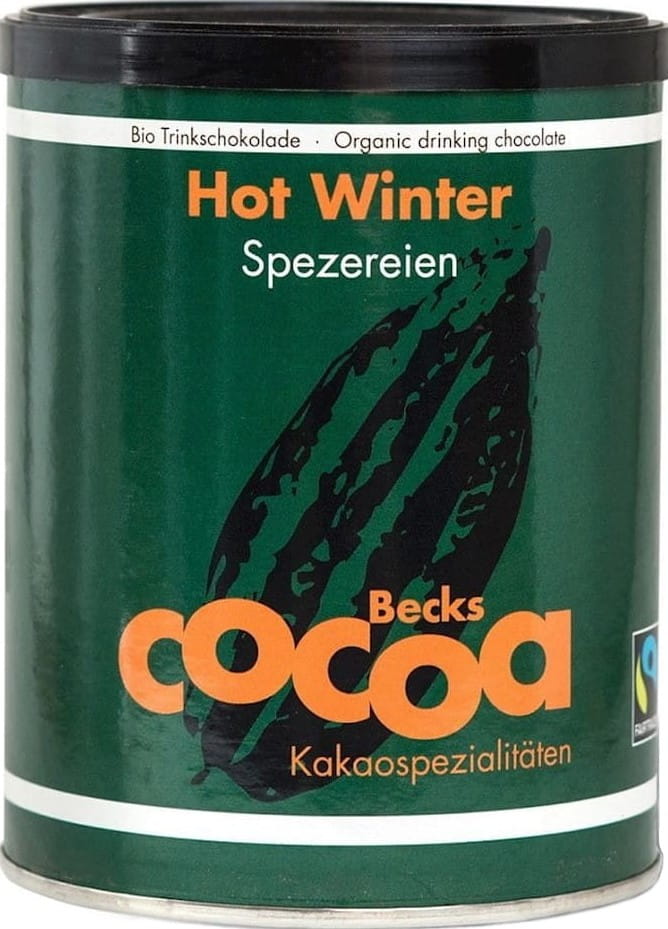 Glutenfreie Hot Winter Fair Trade Trinkschokolade BIO 250g - BECKS COCOA