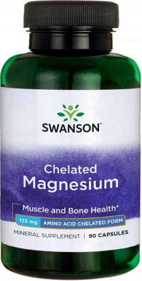 Albion Magnesiumchelat chelatisiertes Magnesium 133mg 90 Kapseln SWANSON Hover Image