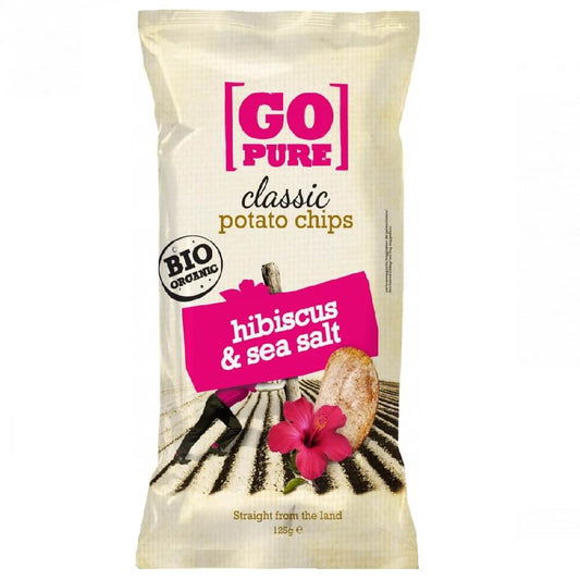 Glutenfreie Hibiskuschips BIO 125 g GO PURE