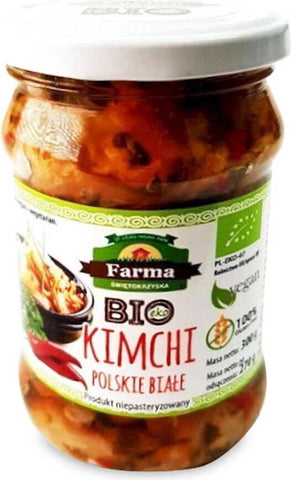 Weißes Bio-Kimchi ohne Gluten 300 g (270 g) - FARMA ŚWIĘTOKRZYSKA