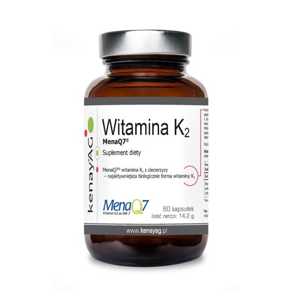 Vitamin K MK - 7 MENAQ7 100 mcg 60 KENAY-Kapseln Hover Image