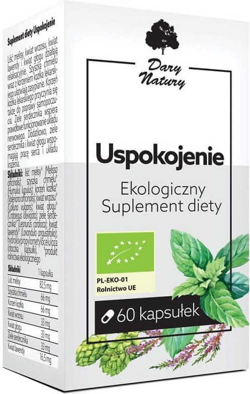 Beruhigung BIO 60 Kapseln (330 mg) - GESCHENKE DER NATUR