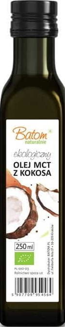 MCT-Öl aus Kokos BIO 250 ml - BATOM Hover Image