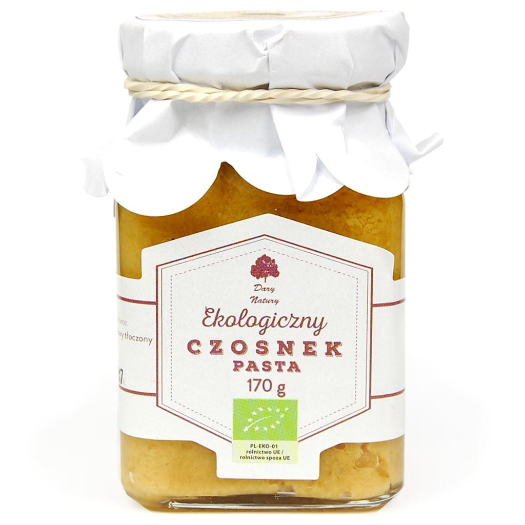 BIO Knoblauchpaste 170 g - GESCHENKE DER NATUR