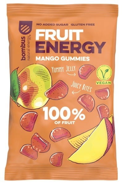 Mango-Snacks 100 % Frucht glutenfrei 35 g BOMBUS