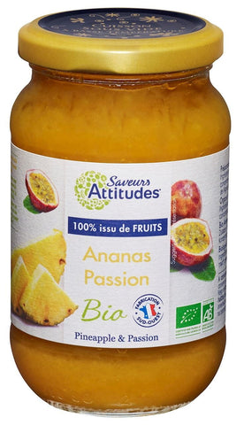 Ananas-Maracuja-Mousse BIO 310 g - SAVEURS ET FRUITS