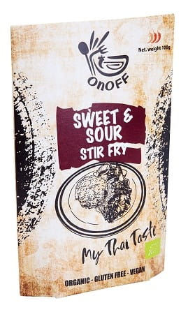 Süß-saure glutenfreie Paste von ONOFF SPICES, BIO, 100 g Beutel, cremige Konsistenz, ideal für asiatische Gerichte