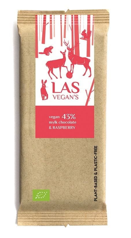 Schoko-Himbeer-Riegel BIO 50 g - LAS VEGANS