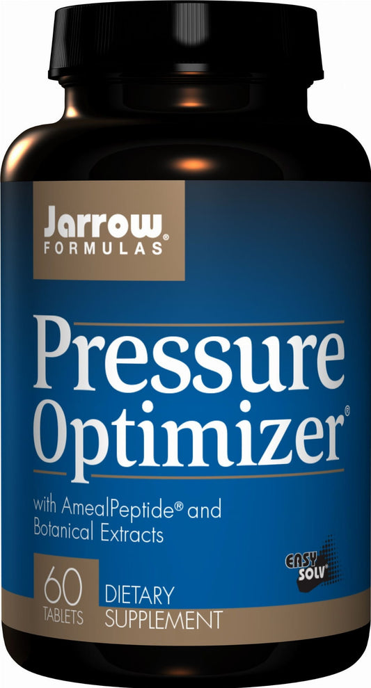 Druckoptimierer von JARROW FORMULAS, 60 Tabletten, Nahaufnahme der Tabletten in der Verpackung