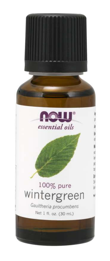 Natürliches Golderienöl von NOW FOODS, 30 ml, wintergrün, in dunkler Flasche mit Tropfzerstäuber, für Haut und Gesundheit
