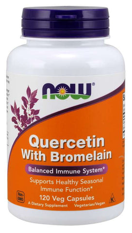 Quercetin und Bromelain 120 Kapseln NOW FOODS