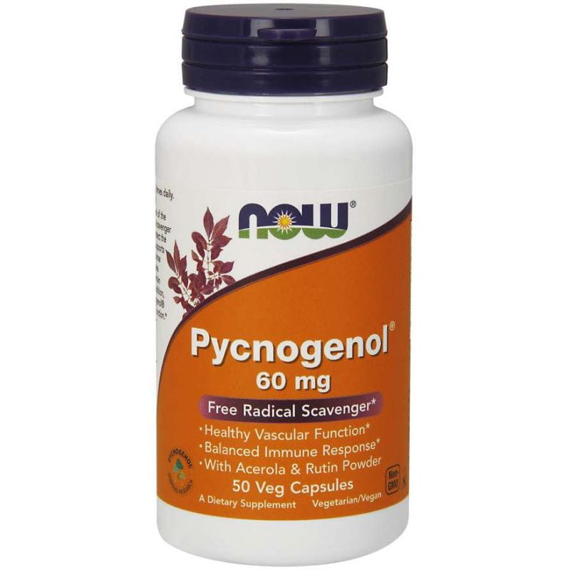 Pycnogenol 60 MG 50 Kapseln French Sea Pine NOW FOODS