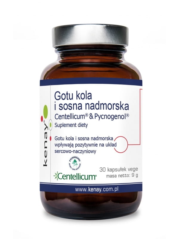 Gotu Kola und Küstenkiefer Centellicum und Pycnogenol 30 KENAY-Kapseln