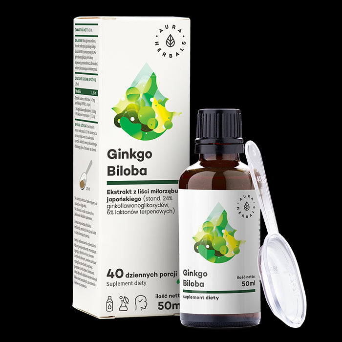 Ginkgo-Biloba-Extrakt 50:1 50 ml AURA HERBALS