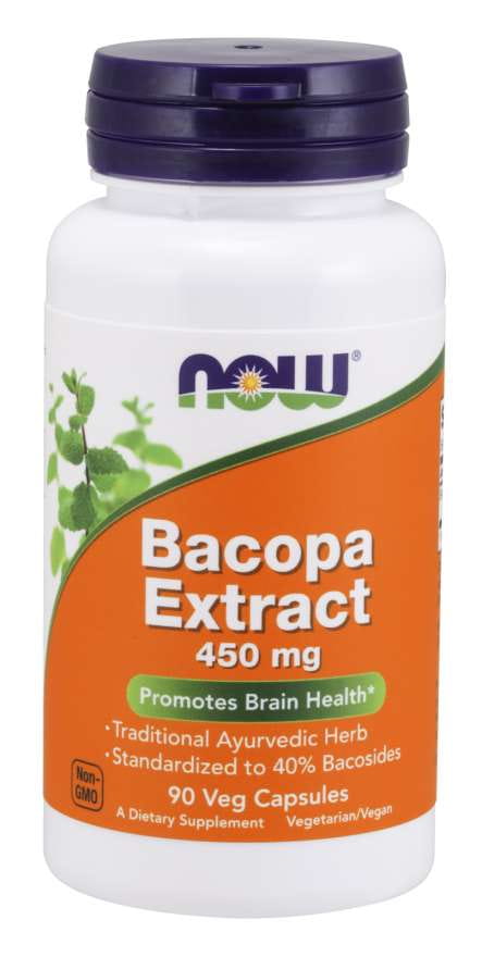 Bacopa-Extrakt 450 MG 90 Kapseln NOW FOODS