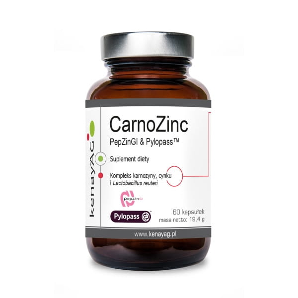 Carnozinc, Carnosin, Zink und Lactobacillus 60 Kapseln KENAY Hover Image
