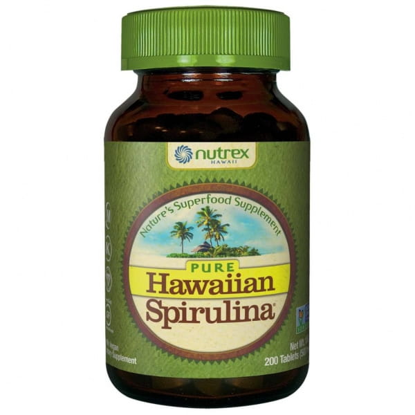 Hawaiianische Spirulina Pacifica 200 Tabletten CYANOTECH CO Hover Image