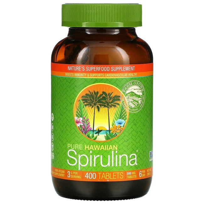 Hawaiianische Spirulina Pacifica 400 Tabletten CYANOTECH CO Hover Image