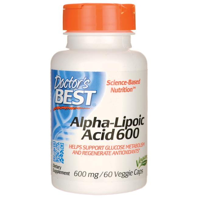 ALA Alpha-Liponsäure 600 MG 60 Kapseln DOCTOR'S BEST