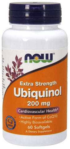 Ubiquinol Coenzym Q10 200 MG 60 Kapseln NOW FOODS