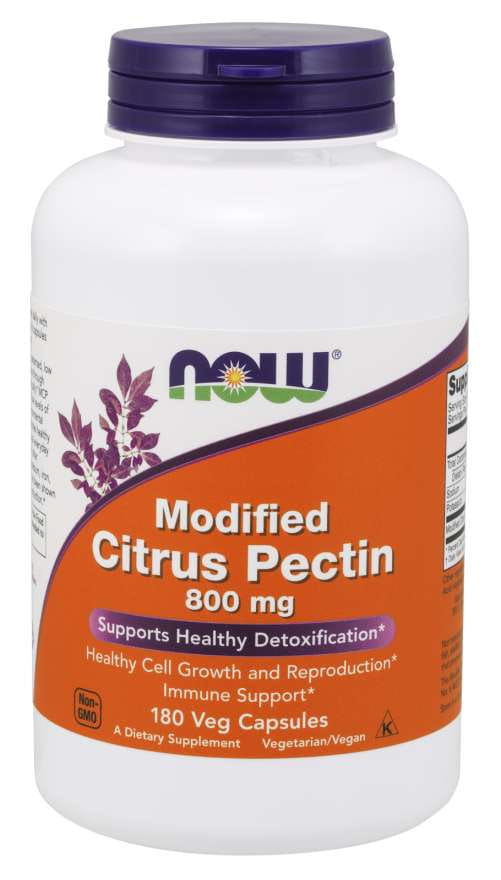 Pectasolc Modifiziertes Zitruspektin 800 MG 180 Kapseln NOW FOODS