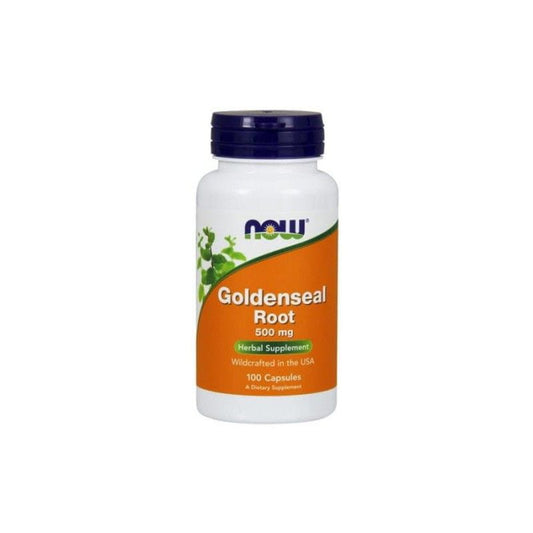 Gelbwurzelwurzel-Kapseln von NOW FOODS, kanadische Gelbwurzel, 500 mg, 100 Kapseln, naturbelassene Nahrungsergänzung