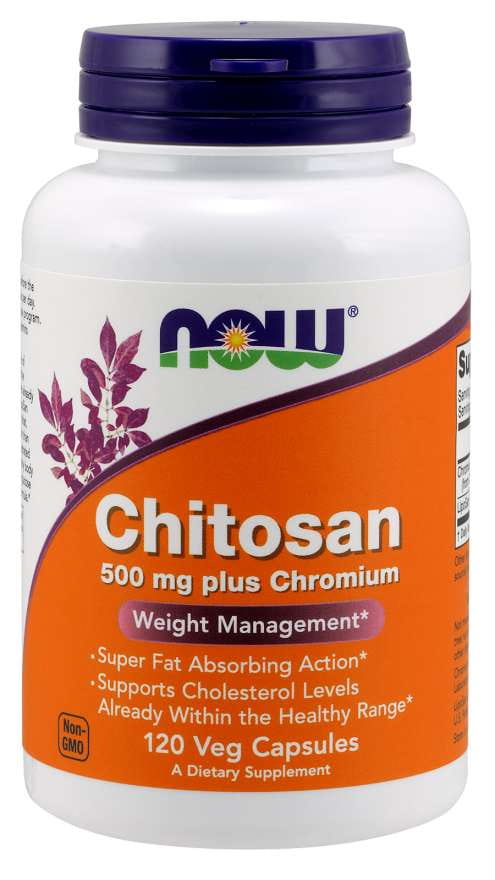 Chitosan Chitosan 500 MG und Chrom 100 mcg 120 Kapseln NOW FOODS