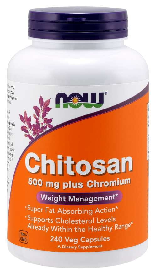 Chitosan Chitosan 500 MG und Chrom 100 mcg 240 Kapseln NOW FOODS