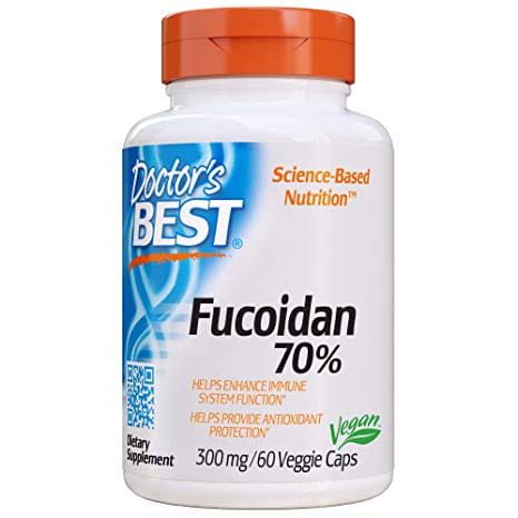 Fucoidan 70 % Fucoidan-Extrakt 300 MG 60 Kapseln DOCTOR'S BEST