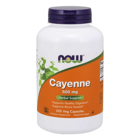 Cayennepfeffer Cayennepfeffer 500 MG 250 Kapseln NOW FOODS