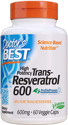 Transresveratrol 600 MG 60 Kapseln DOCTOR'S BEST