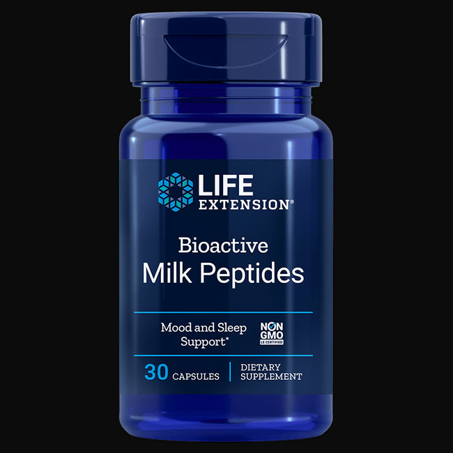 Bioaktive Milchpeptide Bioaktive Milchpeptide 150 MG 30 Kapseln LEBENSVERLÄNGERUNG Hover Image