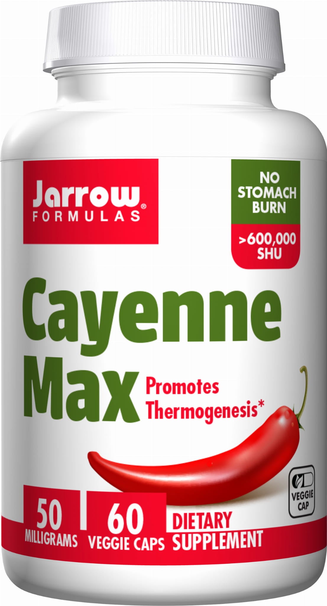 Cayenne max Cayennepfeffer 50 MG 60 Kapseln JARROW FORMELS