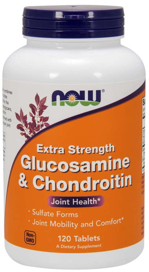 Glucosamin und Chondroitin 120 NOW FOODS Tabletten